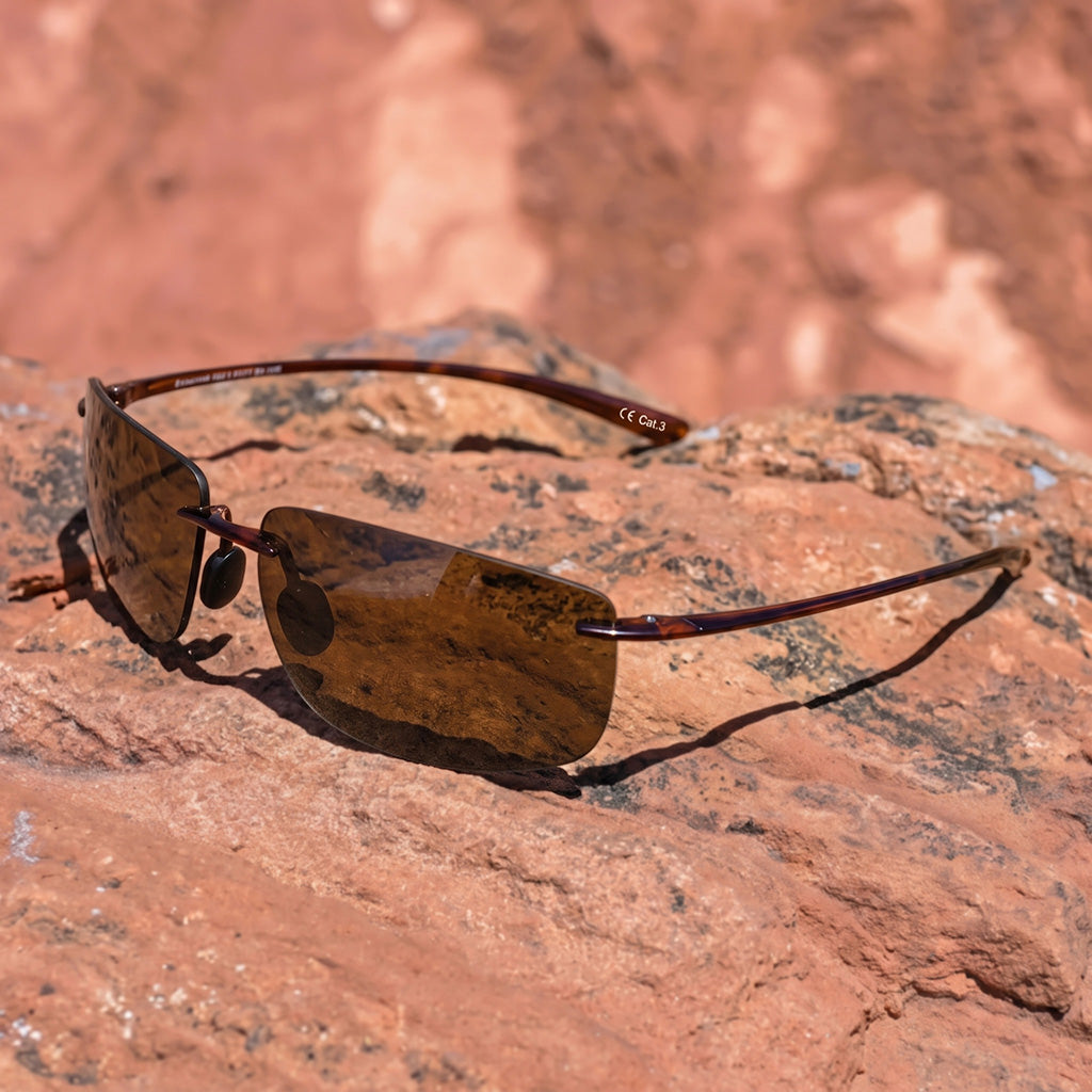 Zenith Rimless Polarized Sunglasses