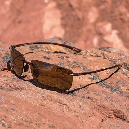 Zenith Rimless Polarized Sunglasses