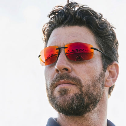 Zenith Rimless Polarized Sunglasses