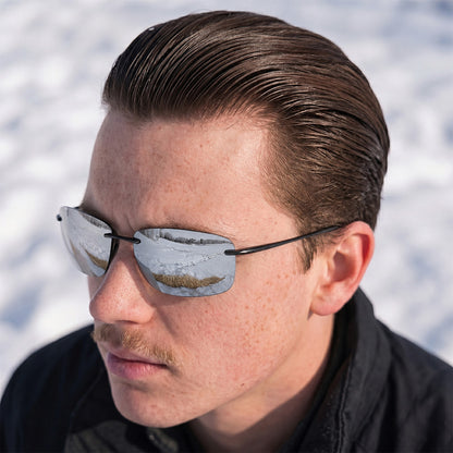 Zenith Rimless Polarized Sunglasses