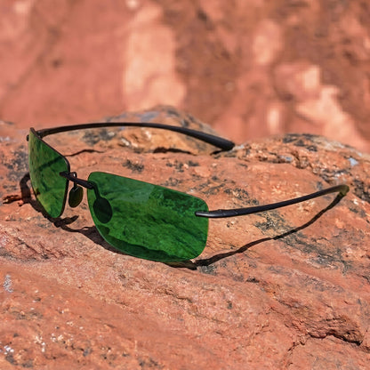 Zenith Rimless Polarized Sunglasses