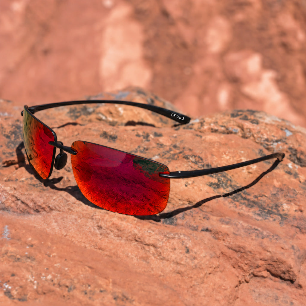 Zenith Rimless Polarized Sunglasses