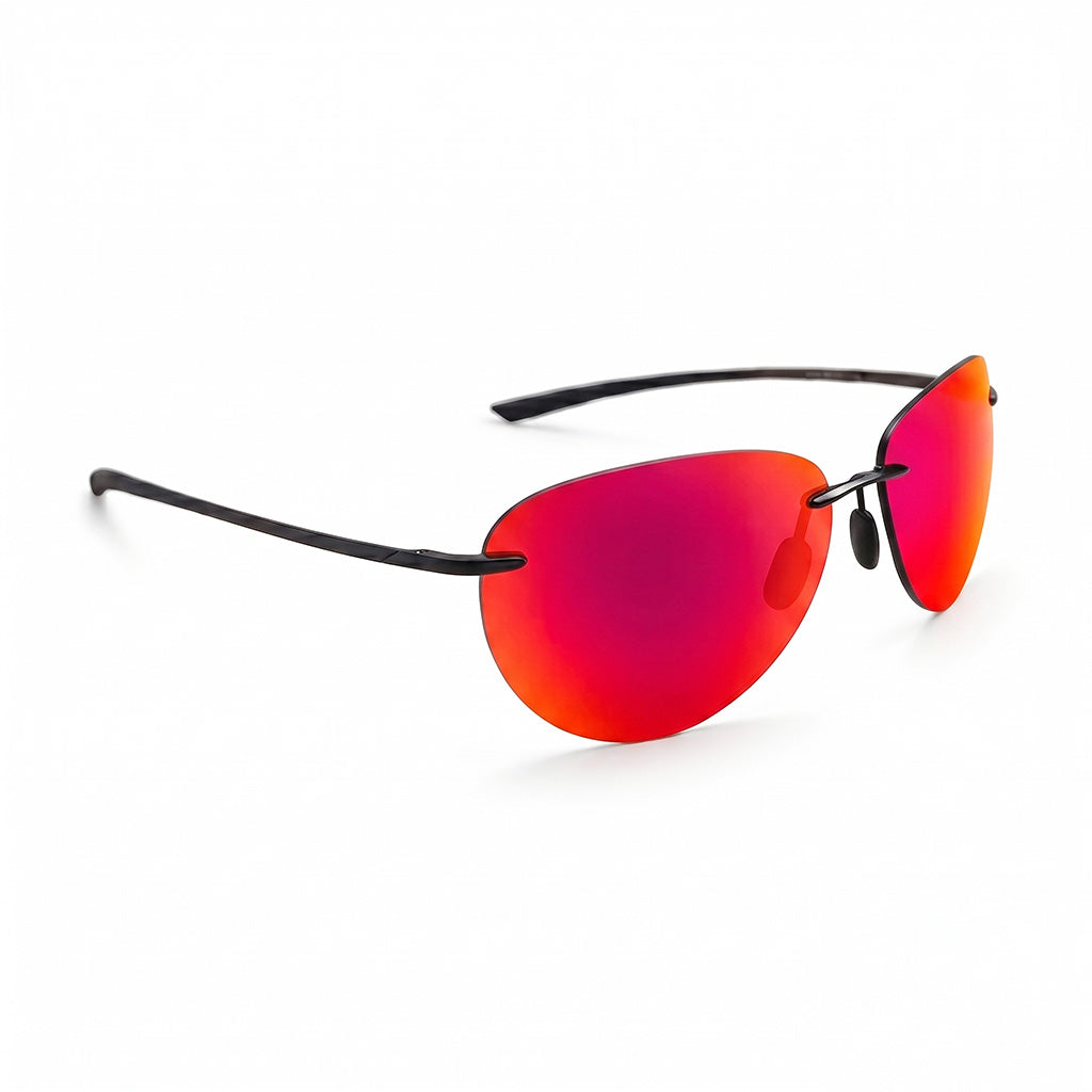 Aviator Rimless Polarized Sunglasses