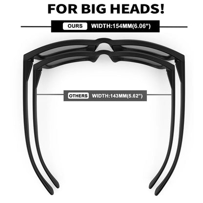 Plus Size Polarized Sunglasses | XL Sunglasses