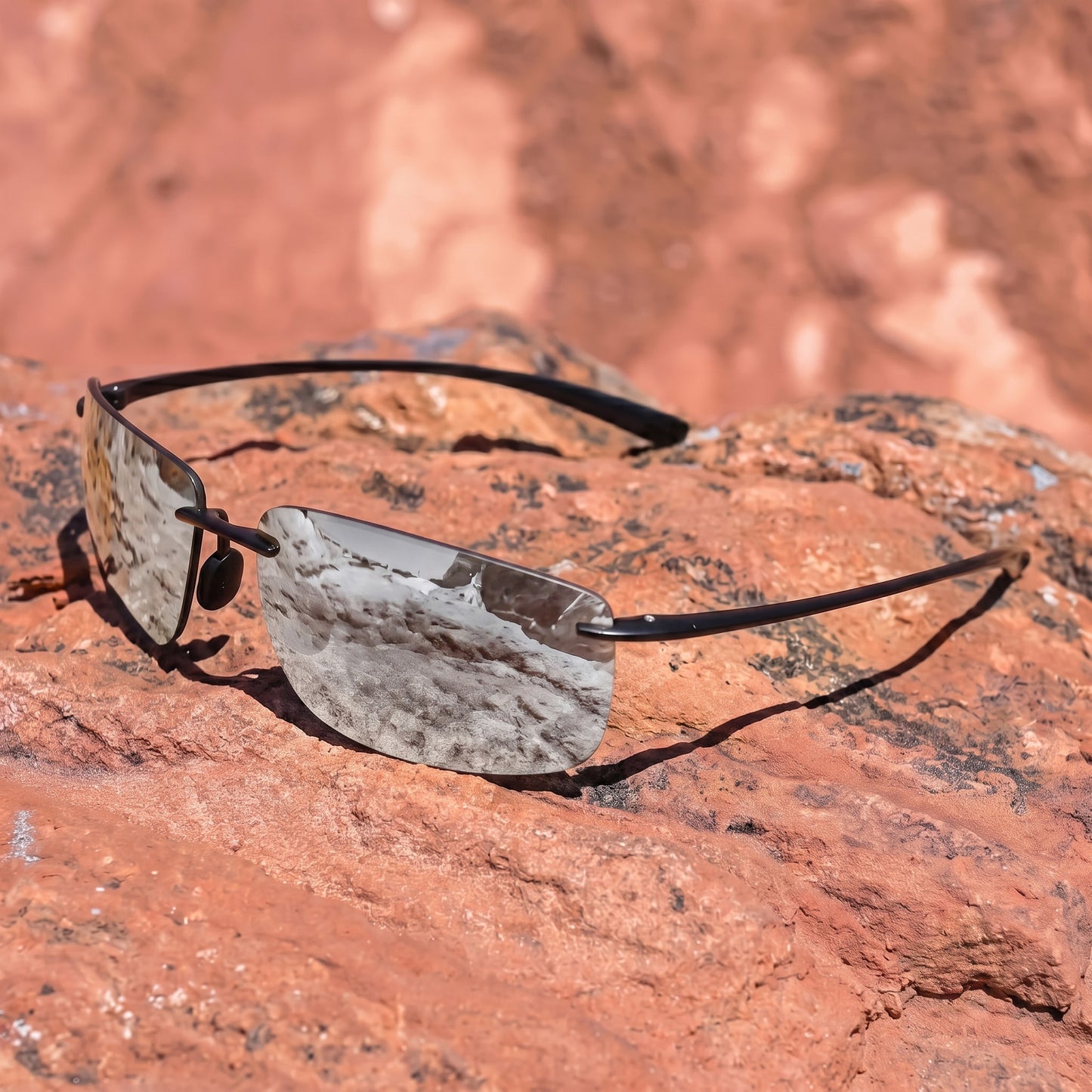 Zenith Rimless Polarized Sunglasses