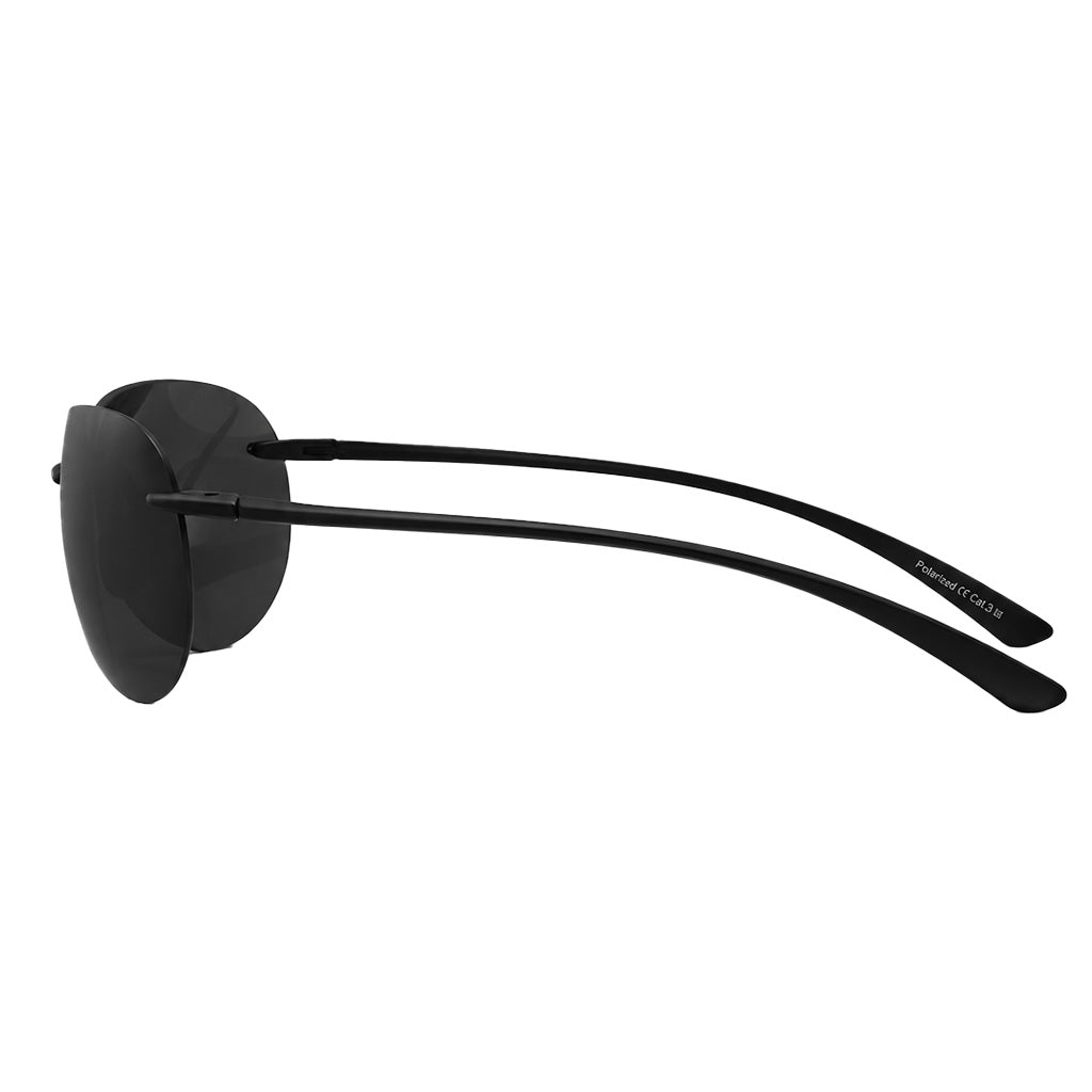 Aviator Rimless Polarized Sunglasses