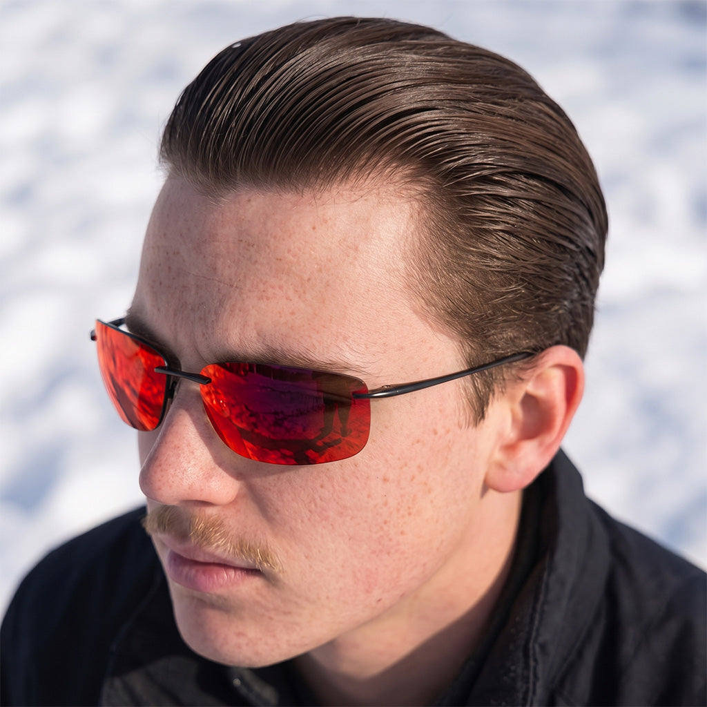 Zenith Rimless Polarized Sunglasses
